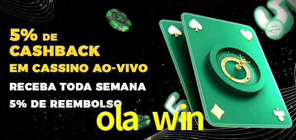 Promoções do cassino ao Vivo ola win